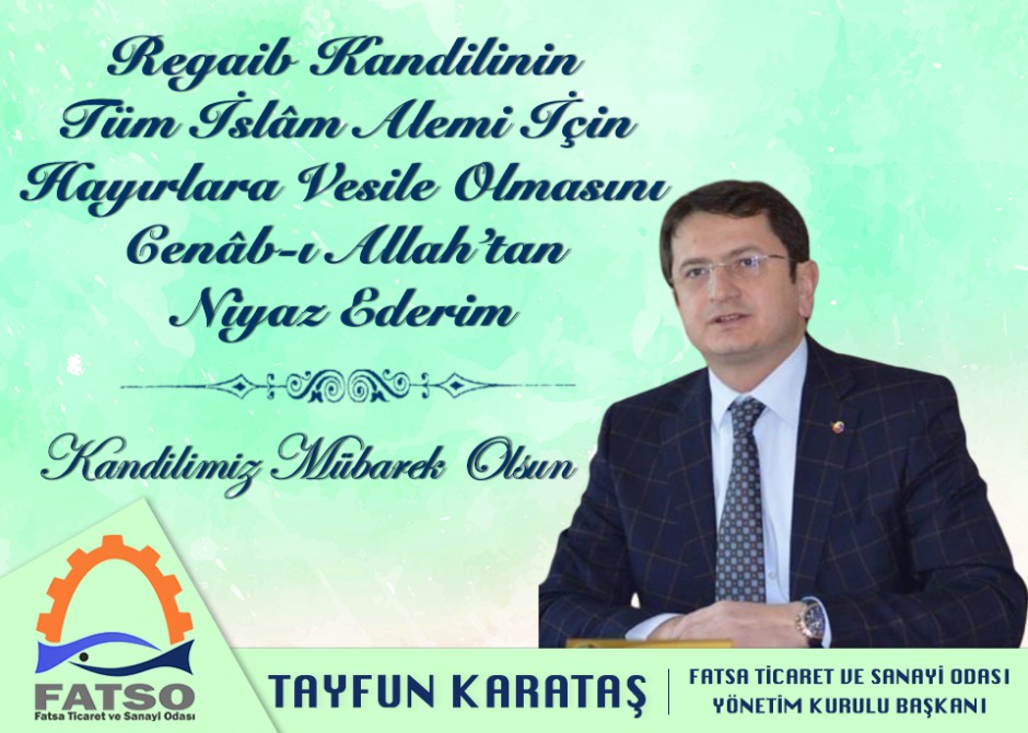 Regaib Kandili Kutlama Mesajı
