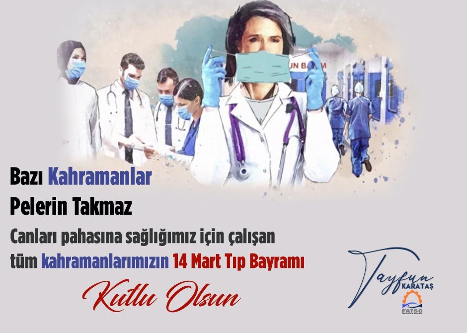 14 Mart Tıp Bayramı Kutlama Mesajı