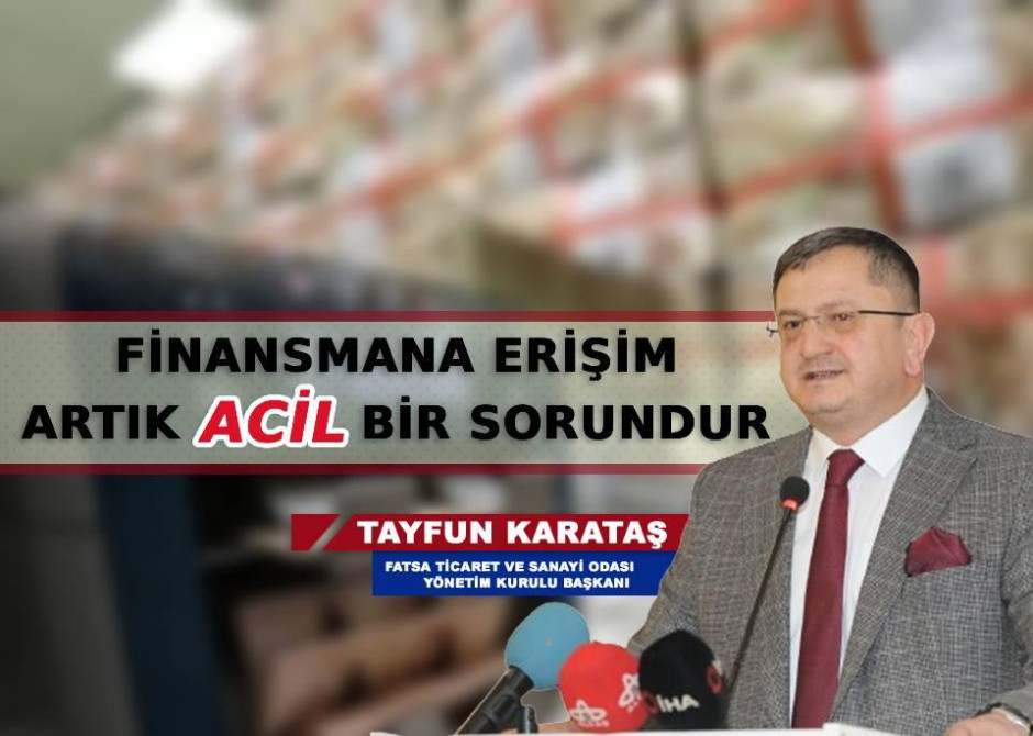 Finansamana Erişim Artık Acil Bir Sorundur