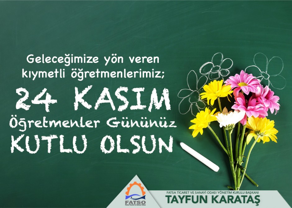 24 Kasım Öğretmenler Günü Kutlama Mesajı