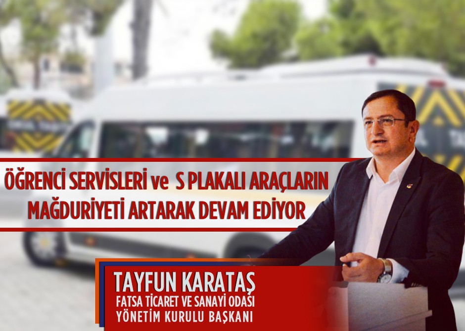 Öğrenci Servisleri ve S Plakalı Araçların Mağduriyetleri Artarak Devam Ediyor